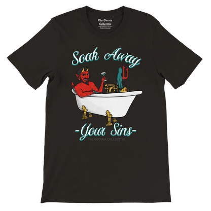 Soak Away Your Sins Black Unisex T-Shirt