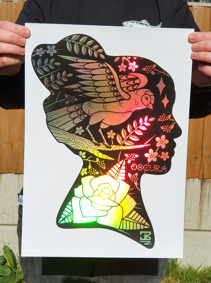 Wild Mind Holographic Foiled Print