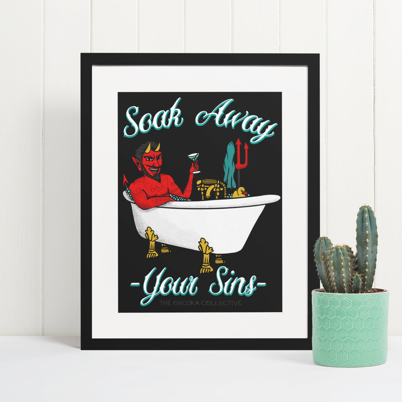 Soak Away Your Sins A4 Print